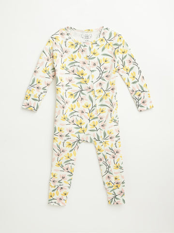 Consider the Lilies Footless Onesie Cotton