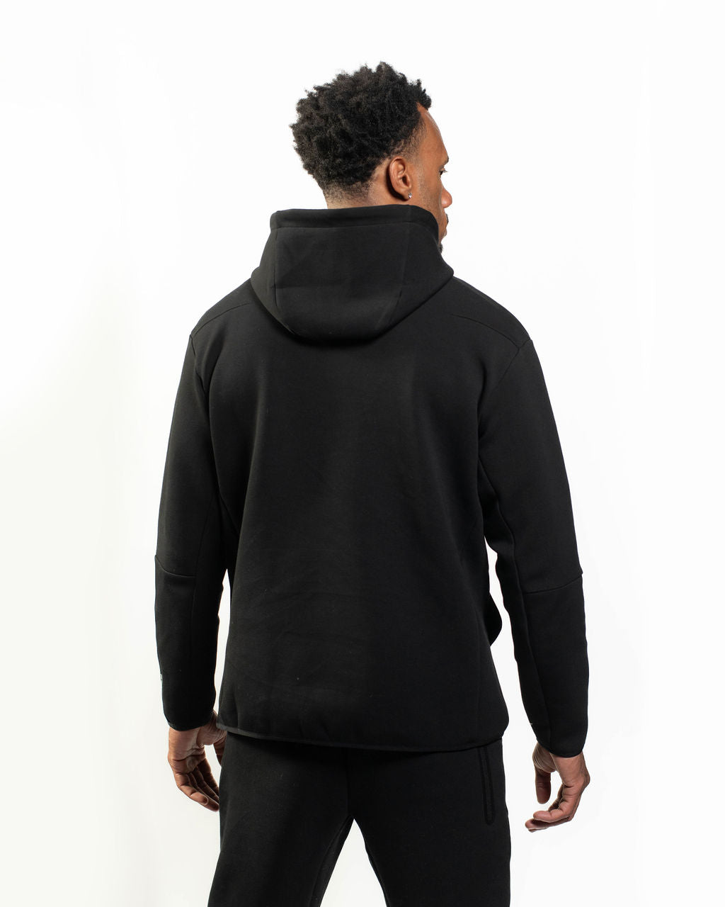 "PBJ" TECHWEAR HOODIE MATTE BLACK