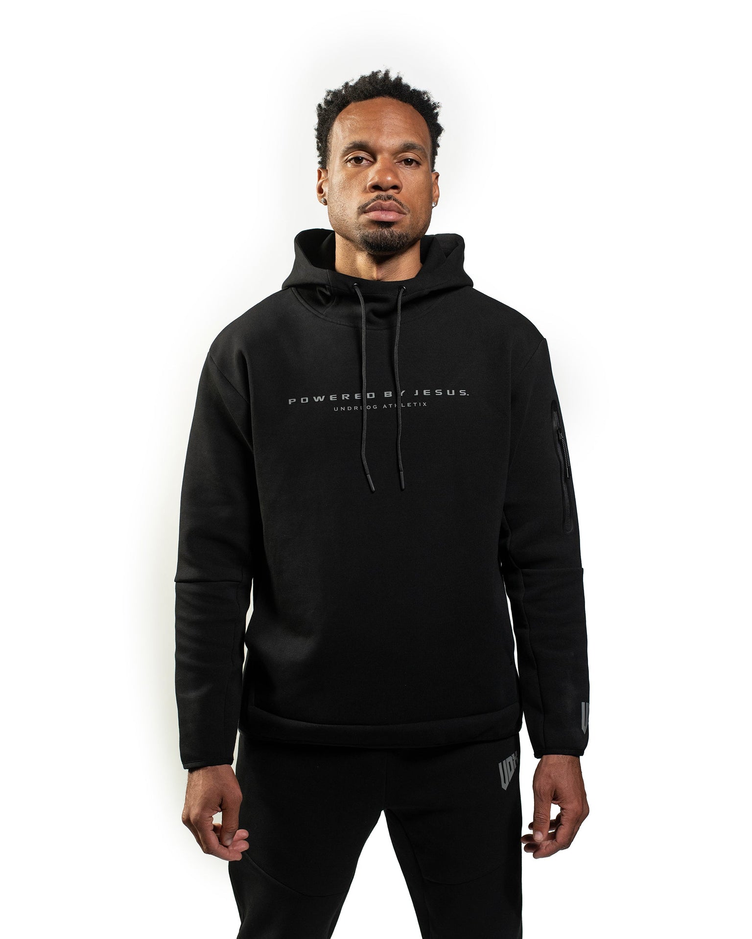 "PBJ" TECHWEAR HOODIE MATTE BLACK