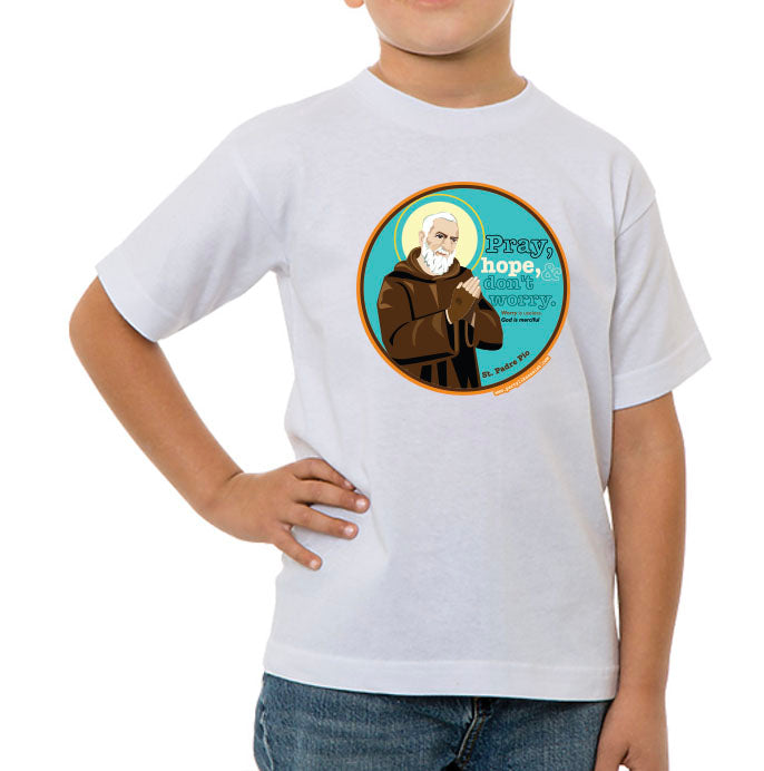 St. Padre Pio "Pray, Hope, &  Don’t Worry" T-Shirt