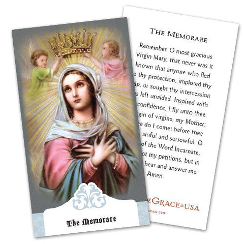 The Memorare Holy Card