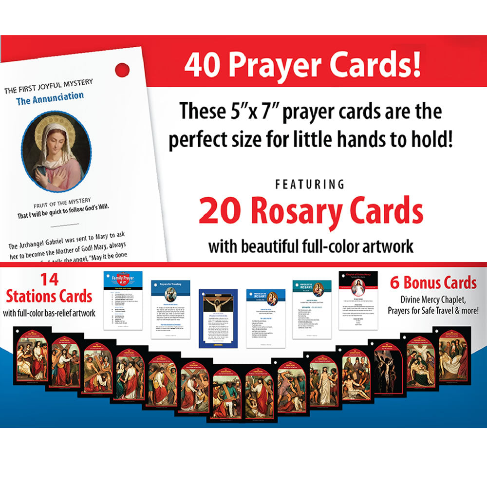 Prayer Cards Set (40 card car-ride set)