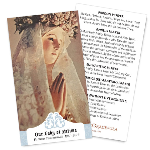Our Lady of Fatima - Fatima Centennial (1917-2017) Holy Card