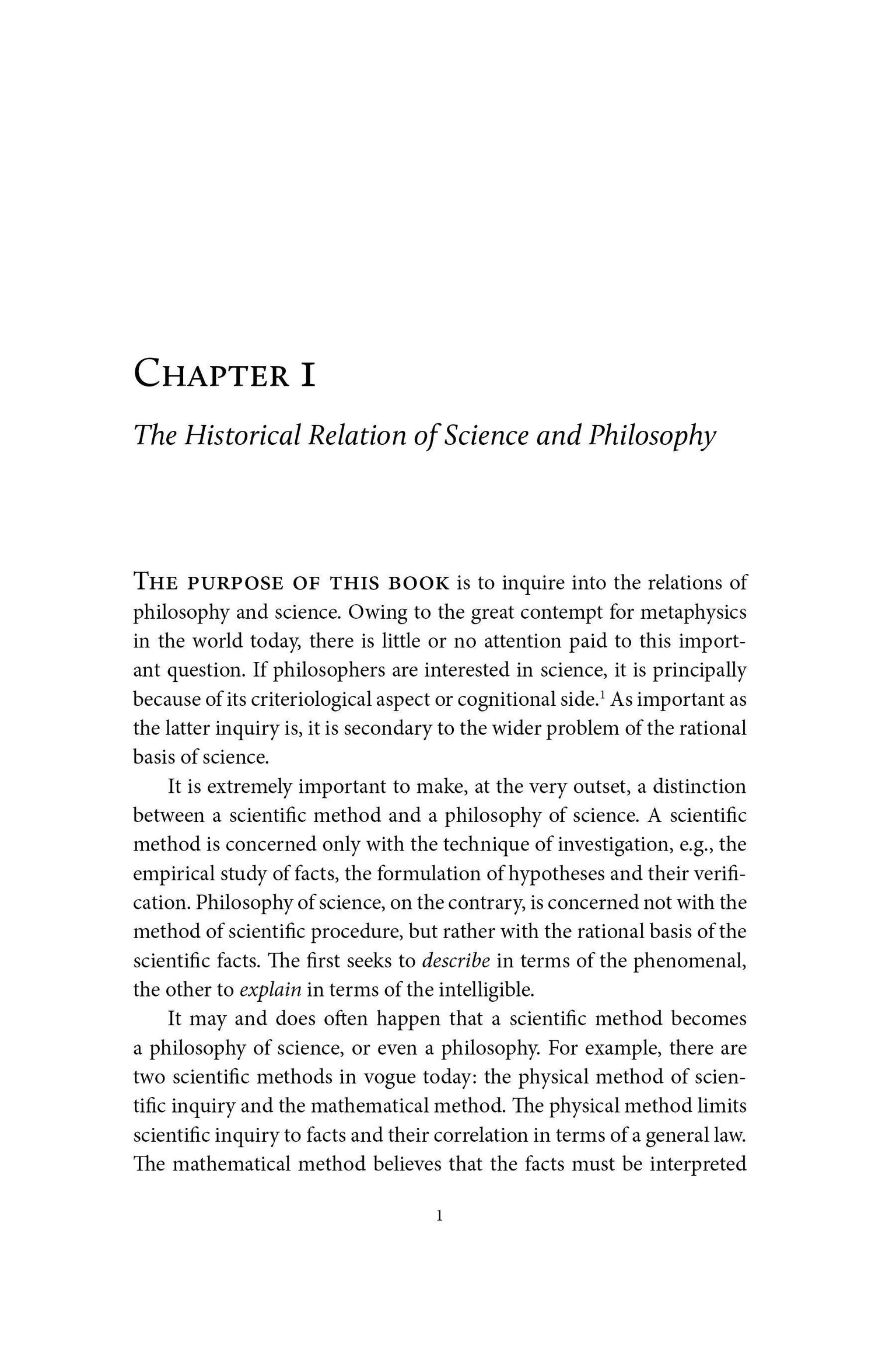 The Philosophy of Science