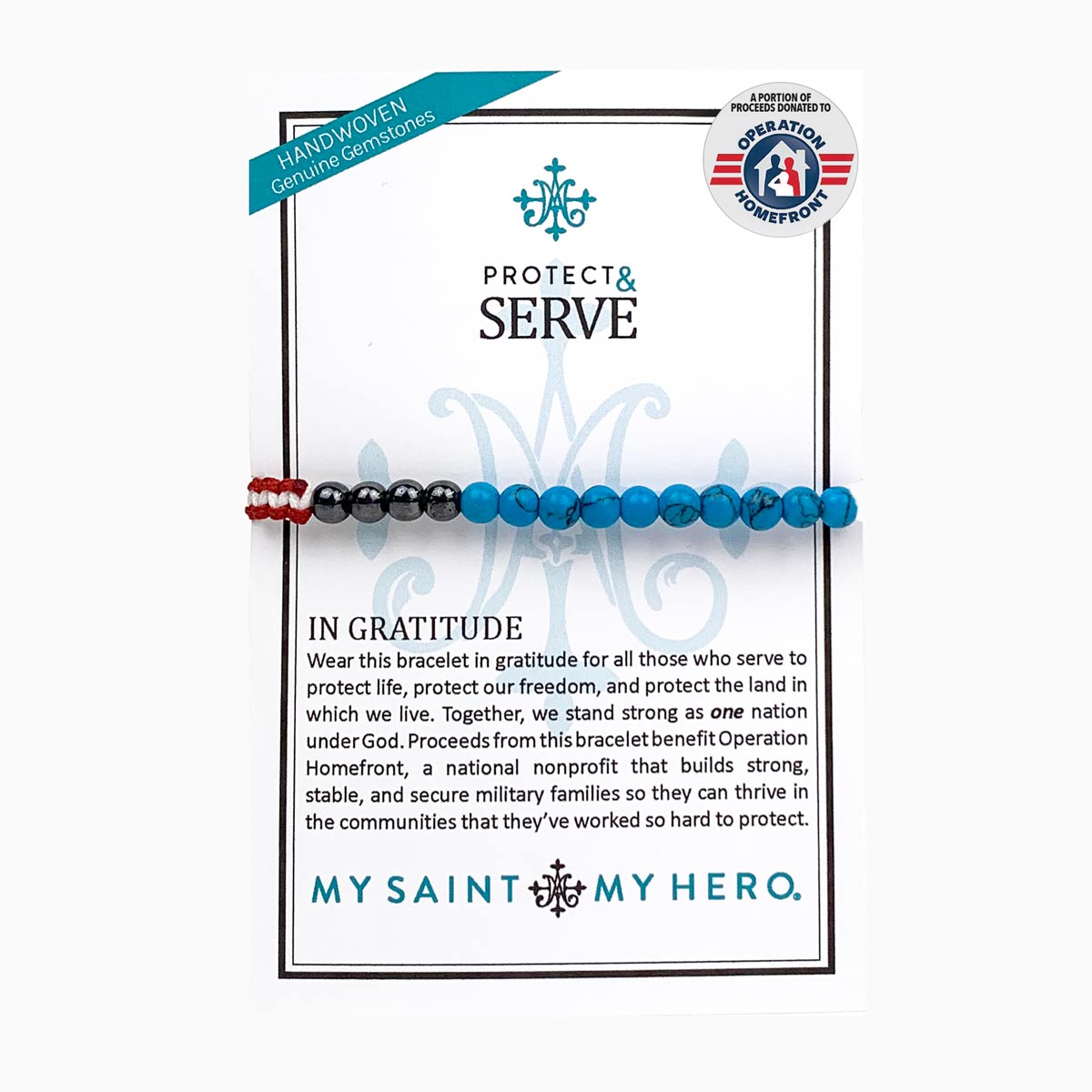 Protect & Serve in Gratitude Bracelet