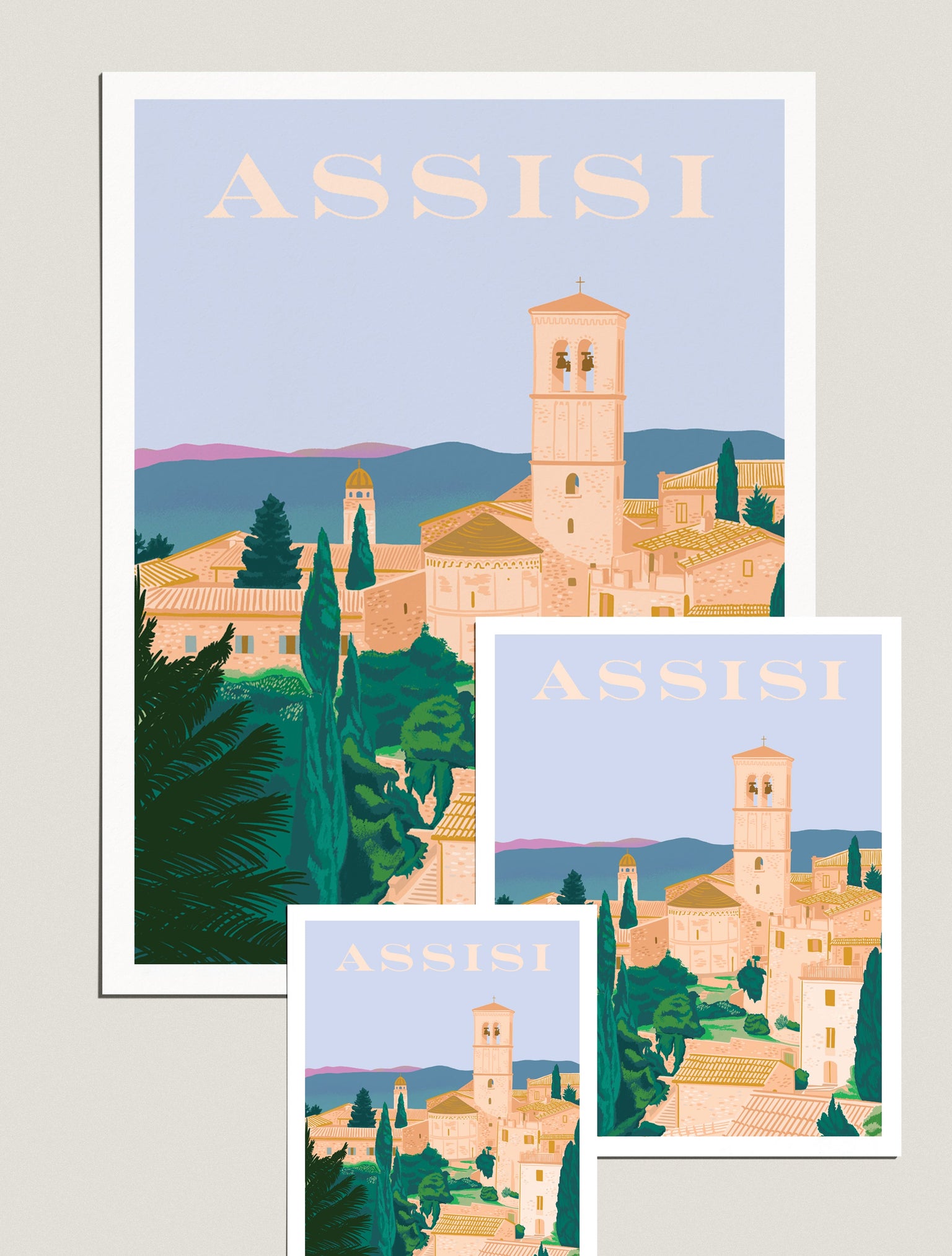 Print: Pilgrimage to Assisi