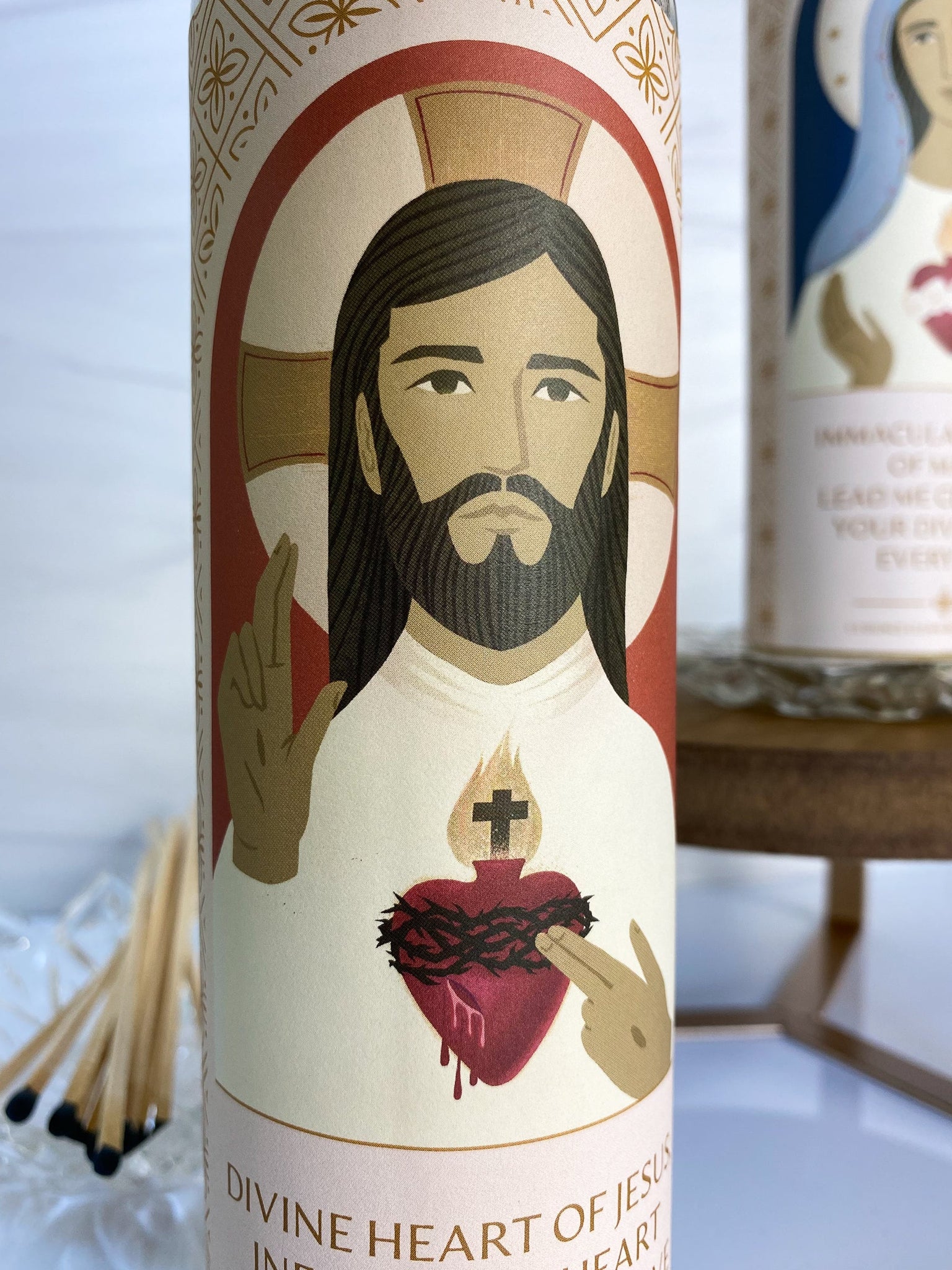 Candle: Sacred Heart of Jesus Votive