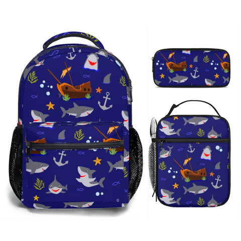 Shark Attack Backpack Bundle