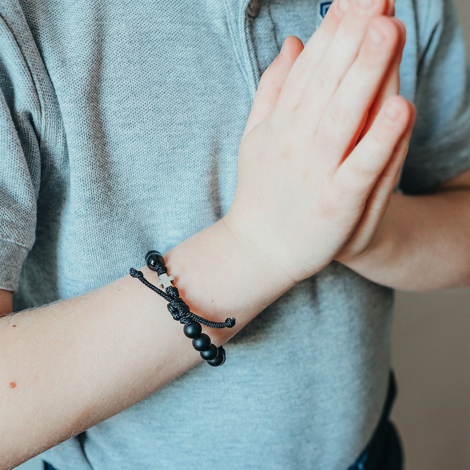 St. Bosco | Boy's Paracord First Holy Communion Decade Bracelet