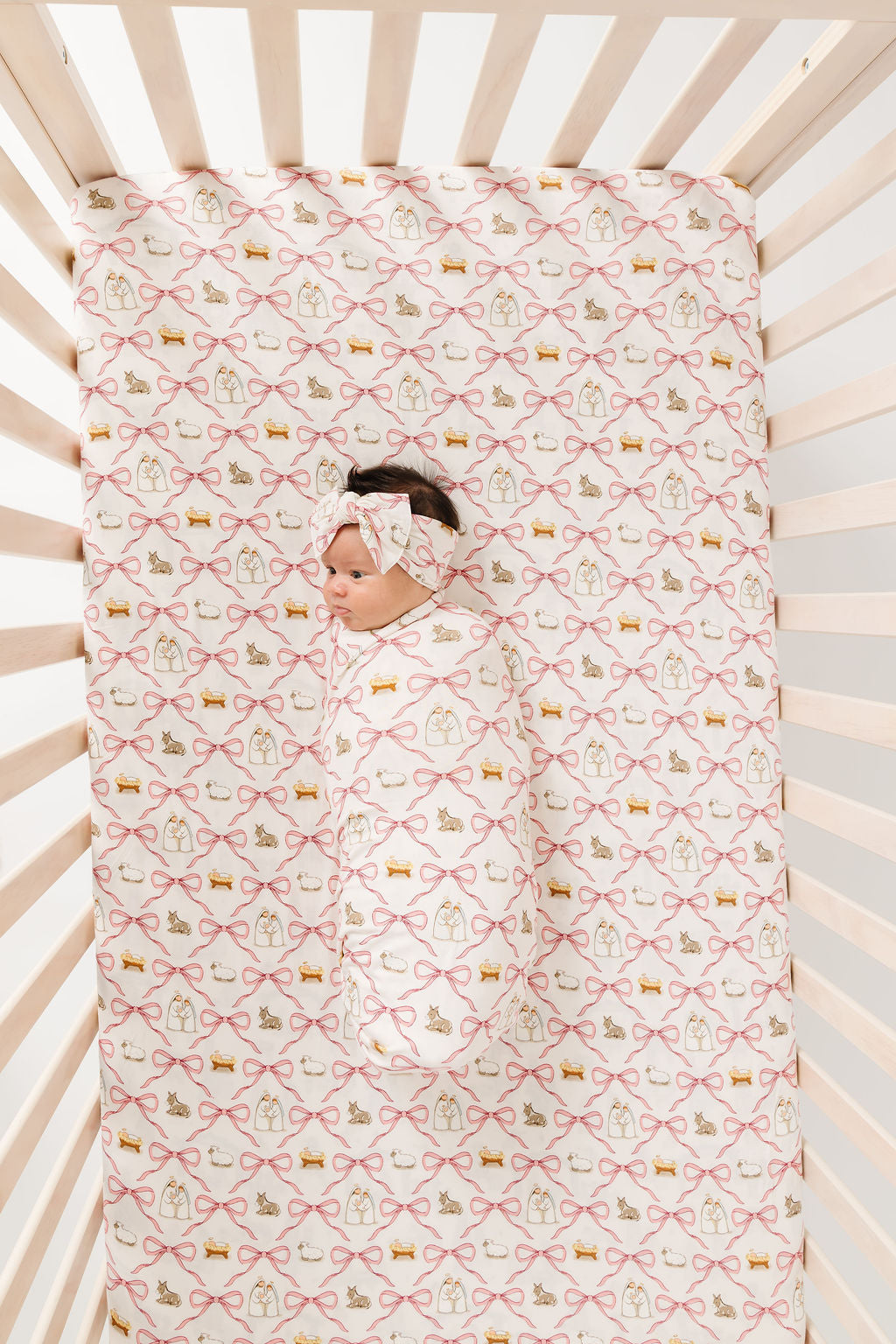 Let Us Adore Him Swaddle Bamboo