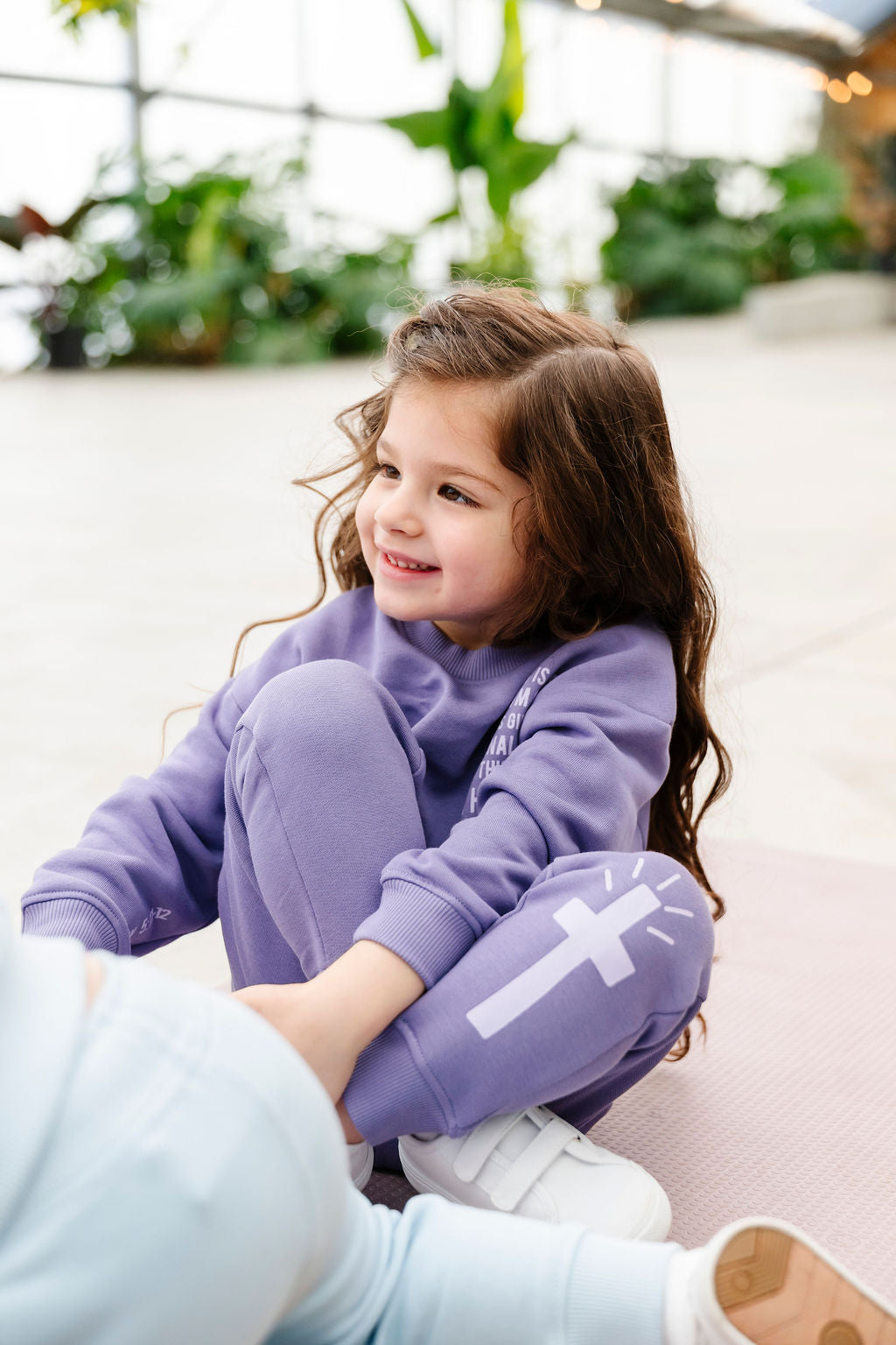 Eternal Life Purple Fleece Jogger