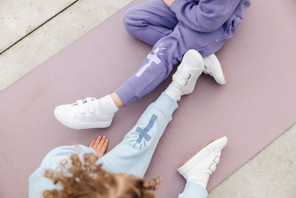 Eternal Life Purple Fleece Jogger