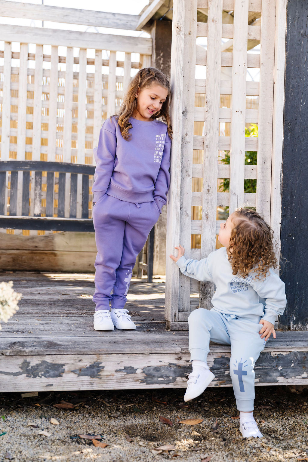 Eternal Life Purple Fleece Jogger