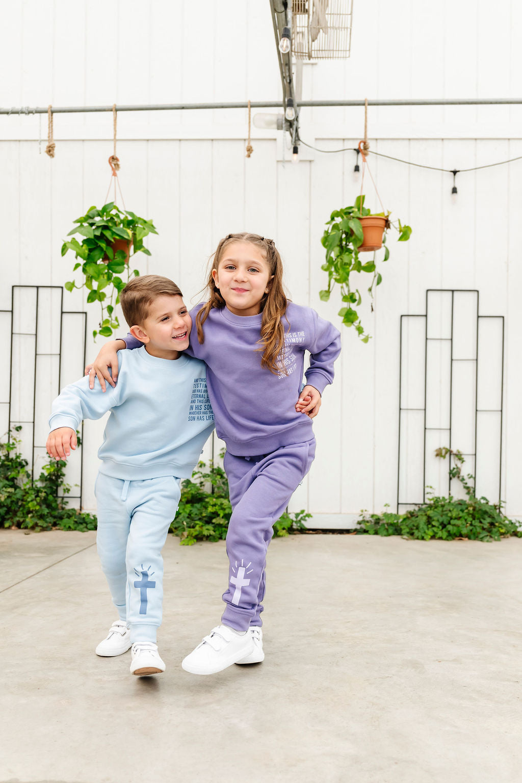 Eternal Life Purple Fleece Jogger