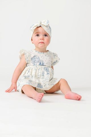 The Empty Tomb Short Sleeve Twirl Dress Bodysuit Cotton