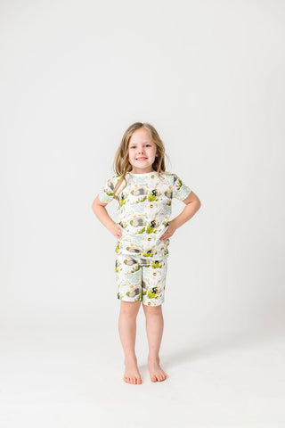 He Is Risen PJ Shorts Set Cotton