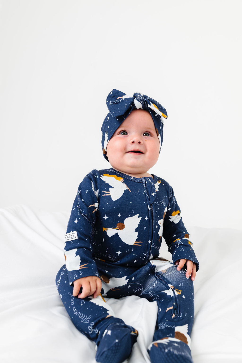 Heaven & Nature Sing PJ Footed Onesie Cotton