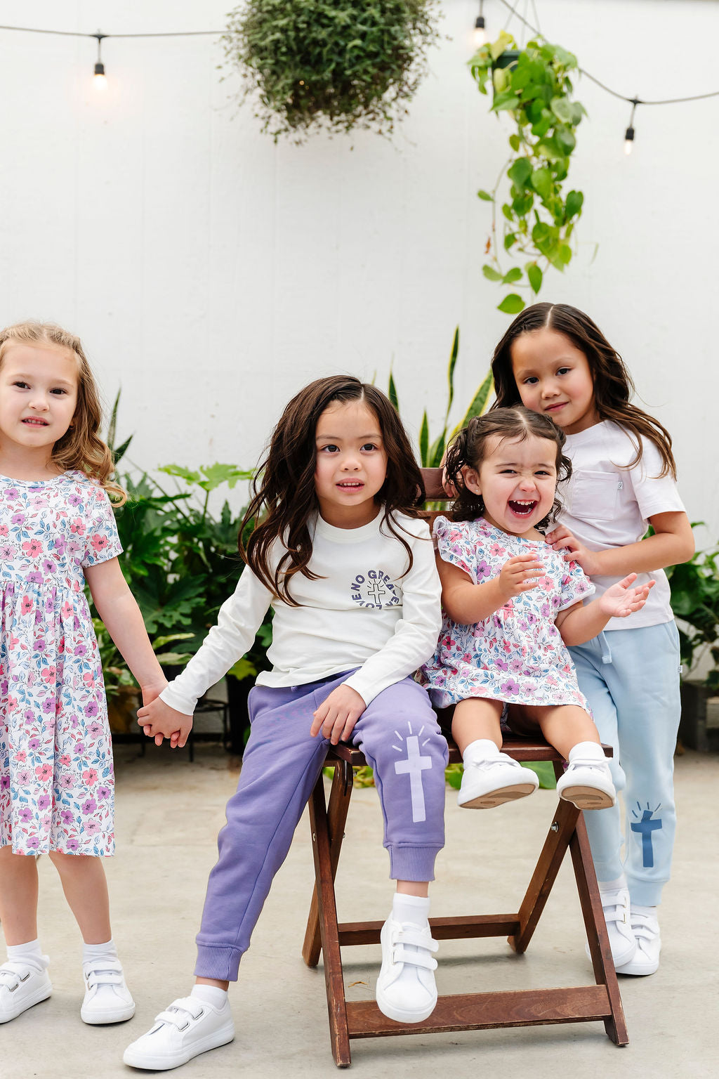 God is Love Short Sleeve Twirl Dress Bodysuit Cotton