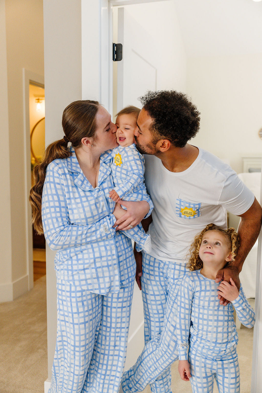 The Risen Son Womens PJ Notch Collar Set Bamboo