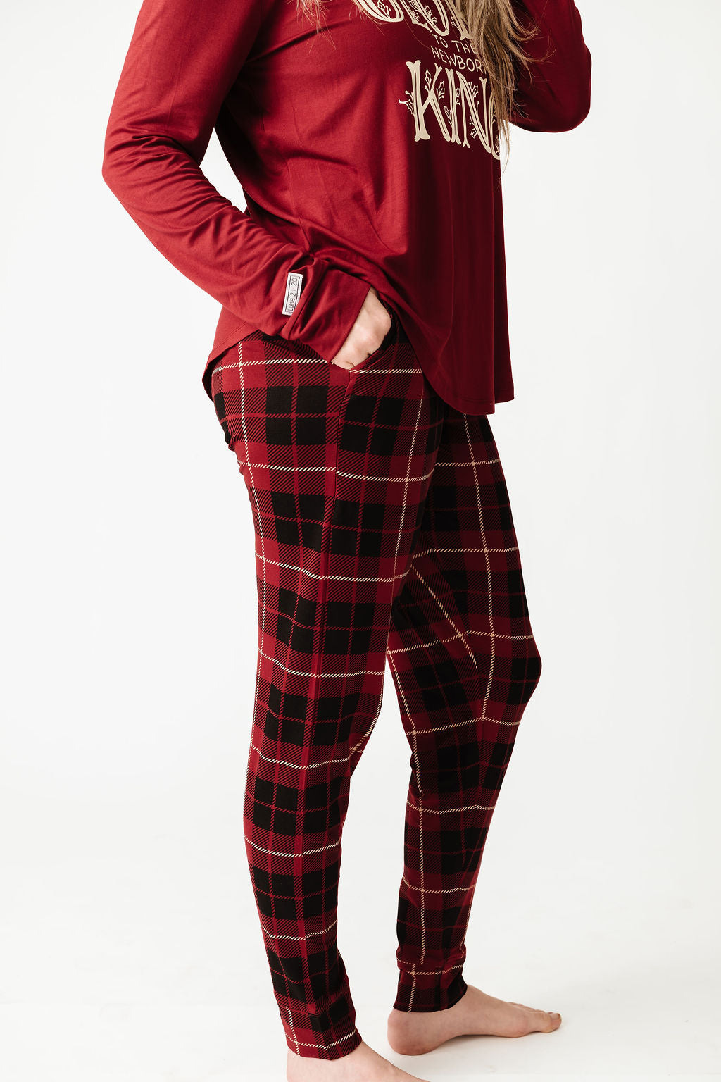 Newborn King PJ Womens Long Sleeve Jogger Set Bamboo