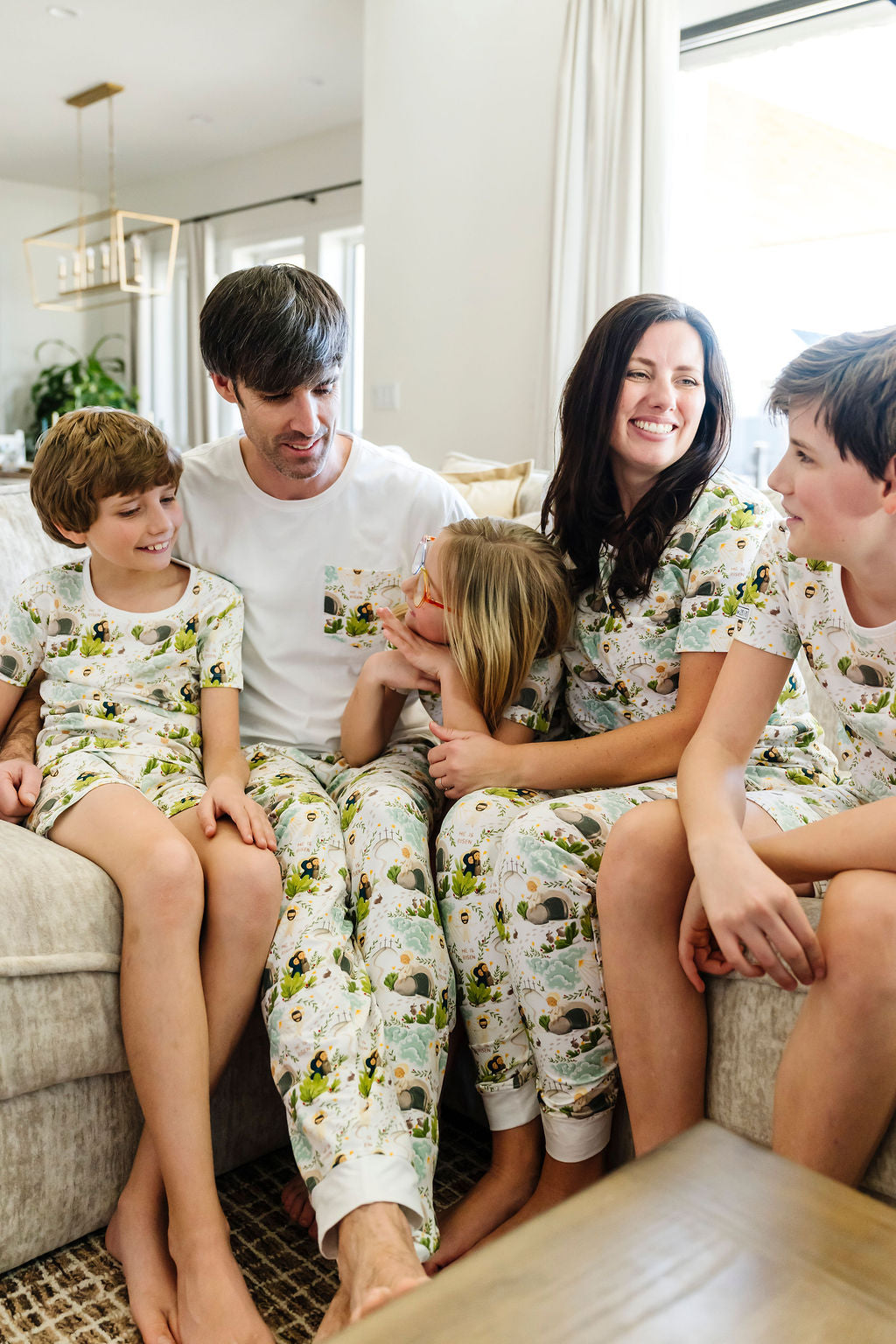 He Is Risen PJ Shorts Set Cotton