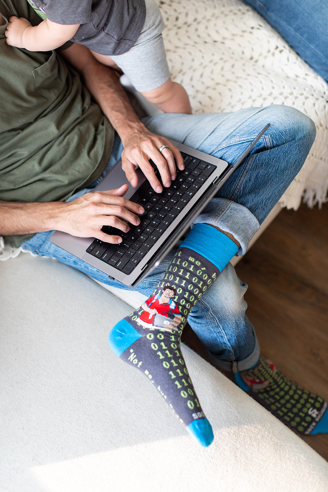 Bl. Carlo Acutis Coding Adult Socks