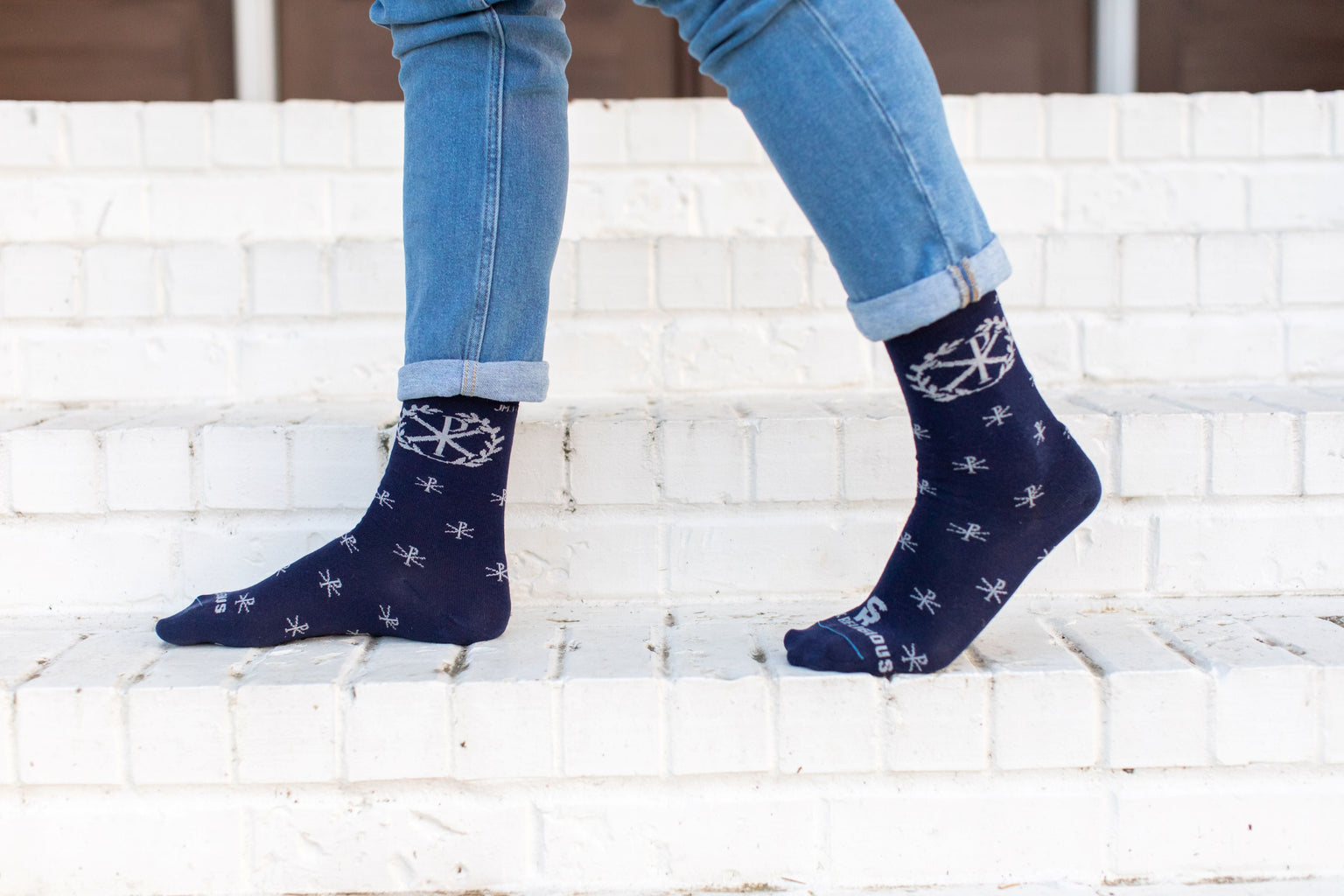 Chi Rho Adult Socks