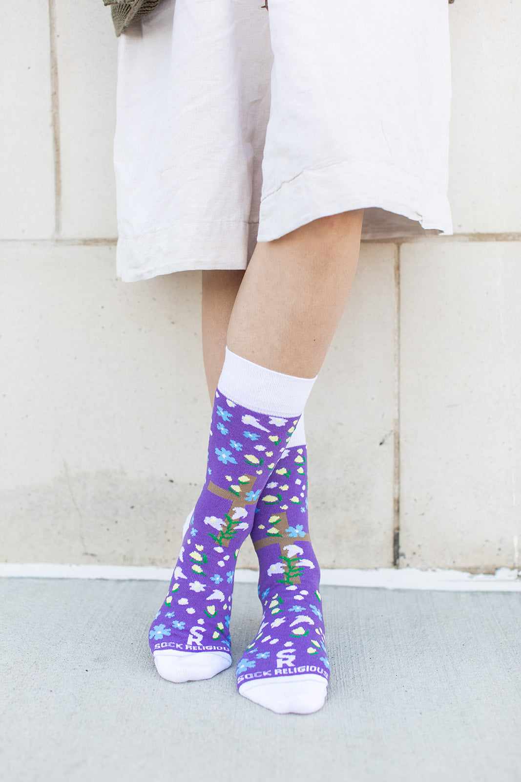 Easter Bloom Adult Socks