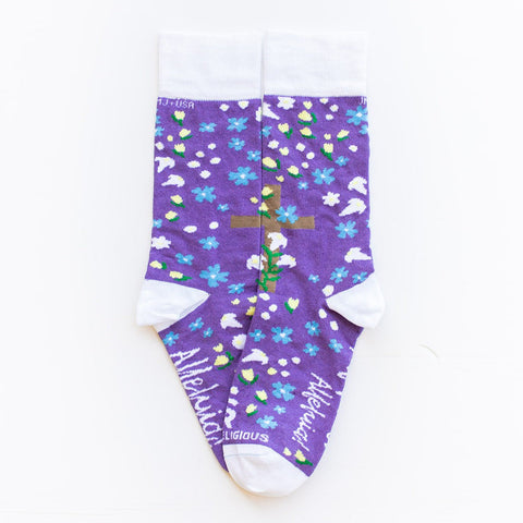 Easter Bloom Adult Socks