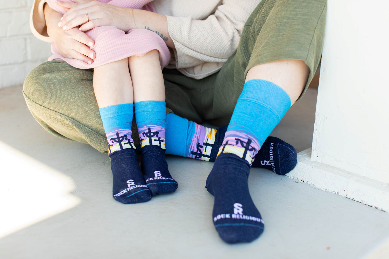 Easter Sunrise Adult Socks