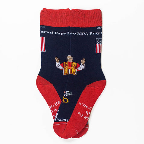 Pope Leo XIV Adult XL Socks