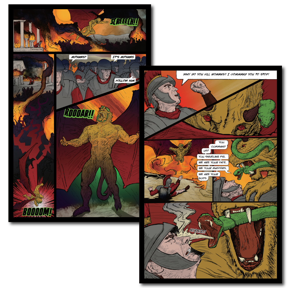 Saint Michael Defend Us In Battle Comic Book