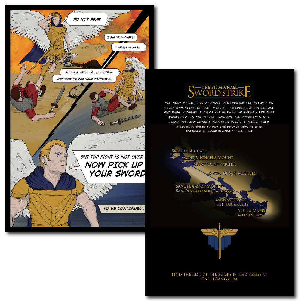Saint Michael Defend Us In Battle Comic Book