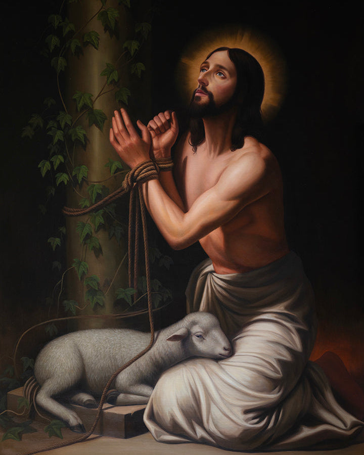 Sorrowful Mysteries of the Rosary Art Prints "The Scourging at the Pillar"