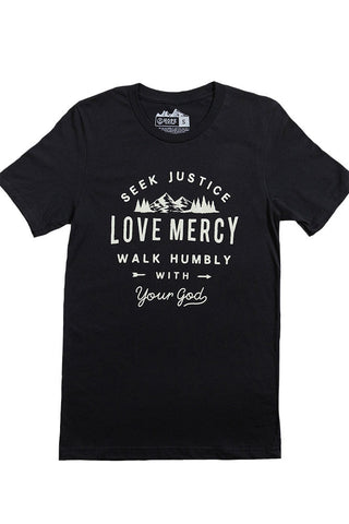 Seek Justice & Love Mercy Tee