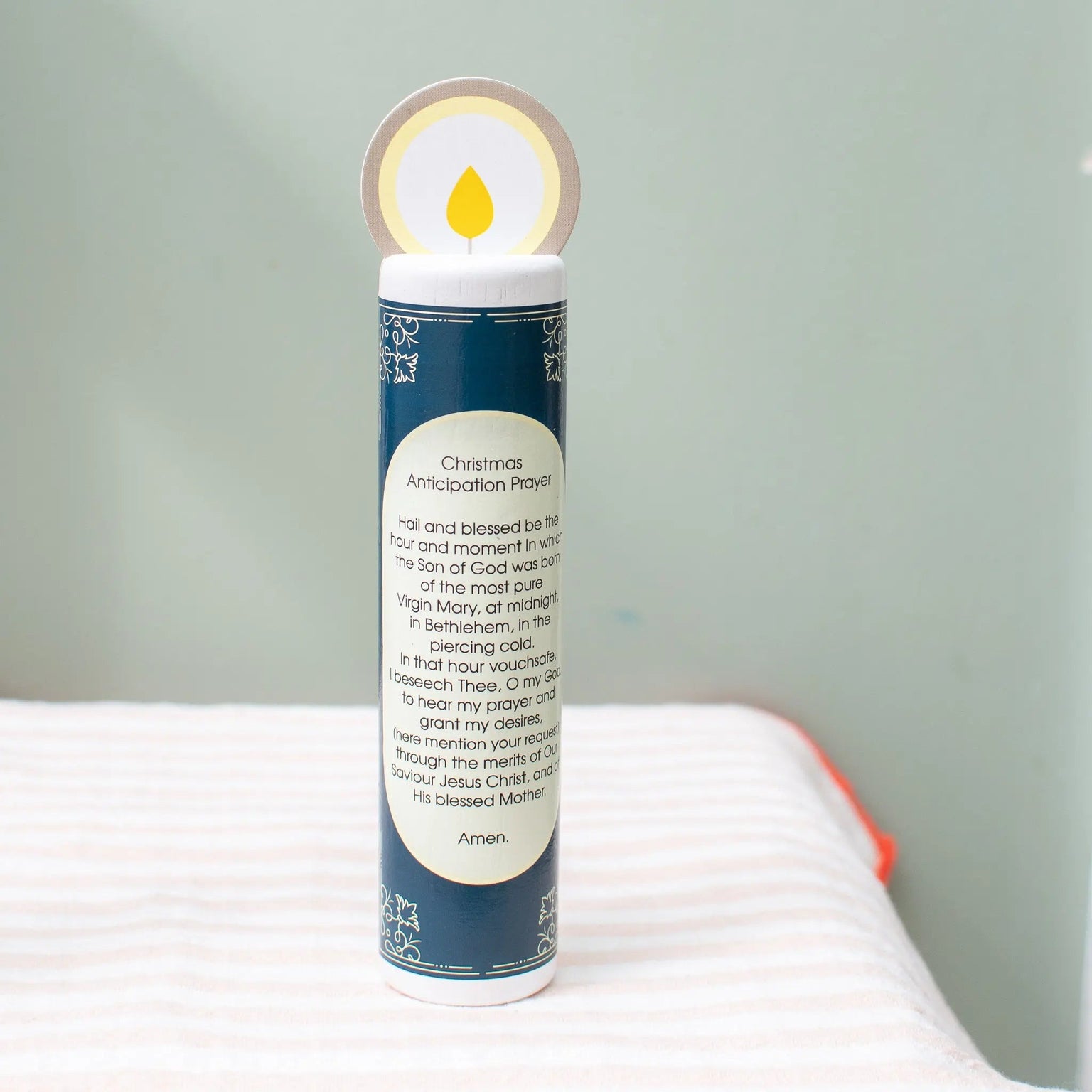 Jesus Christ, the Deliverer (Christmas Anticipation) Wooden Prayer Candle