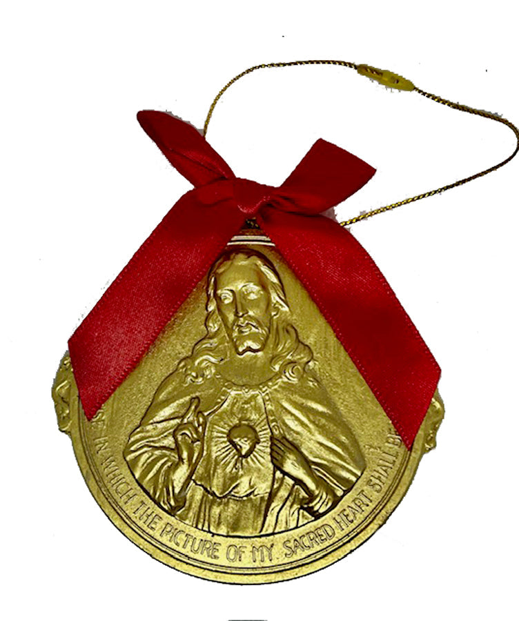 Spanish Sacred Heart Ornament