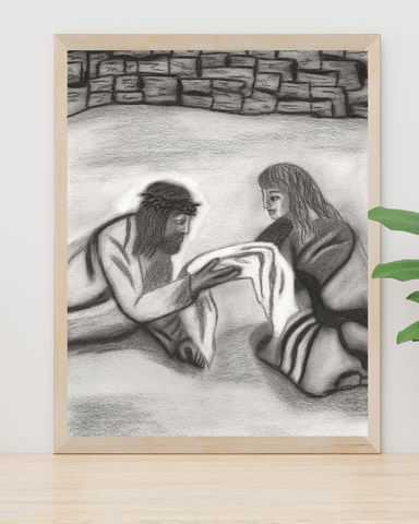 Stations of the Cross Veronica Wipes the Face of Jesus