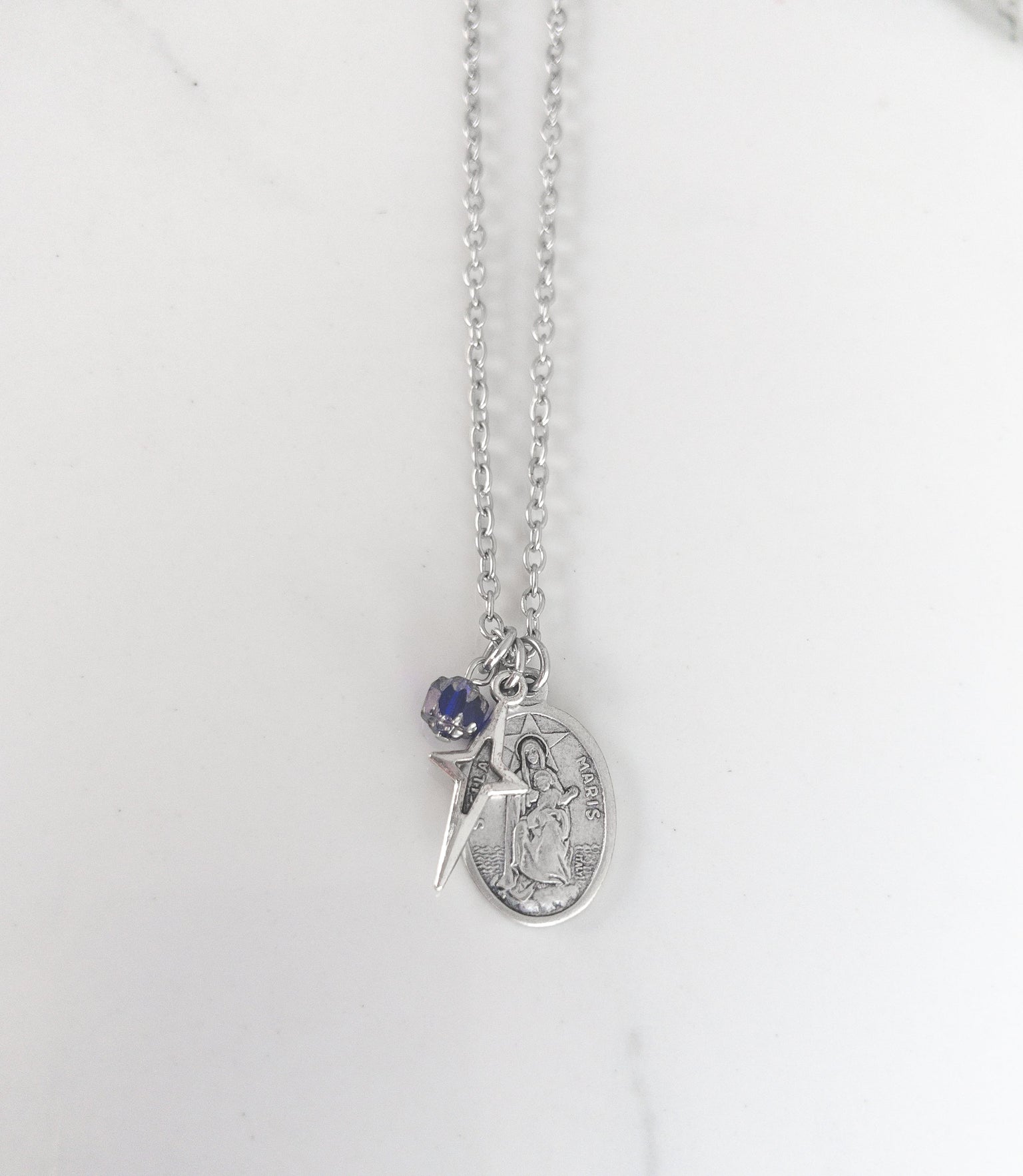 Stella Maris, Our Lady Star of the Sea Necklace
