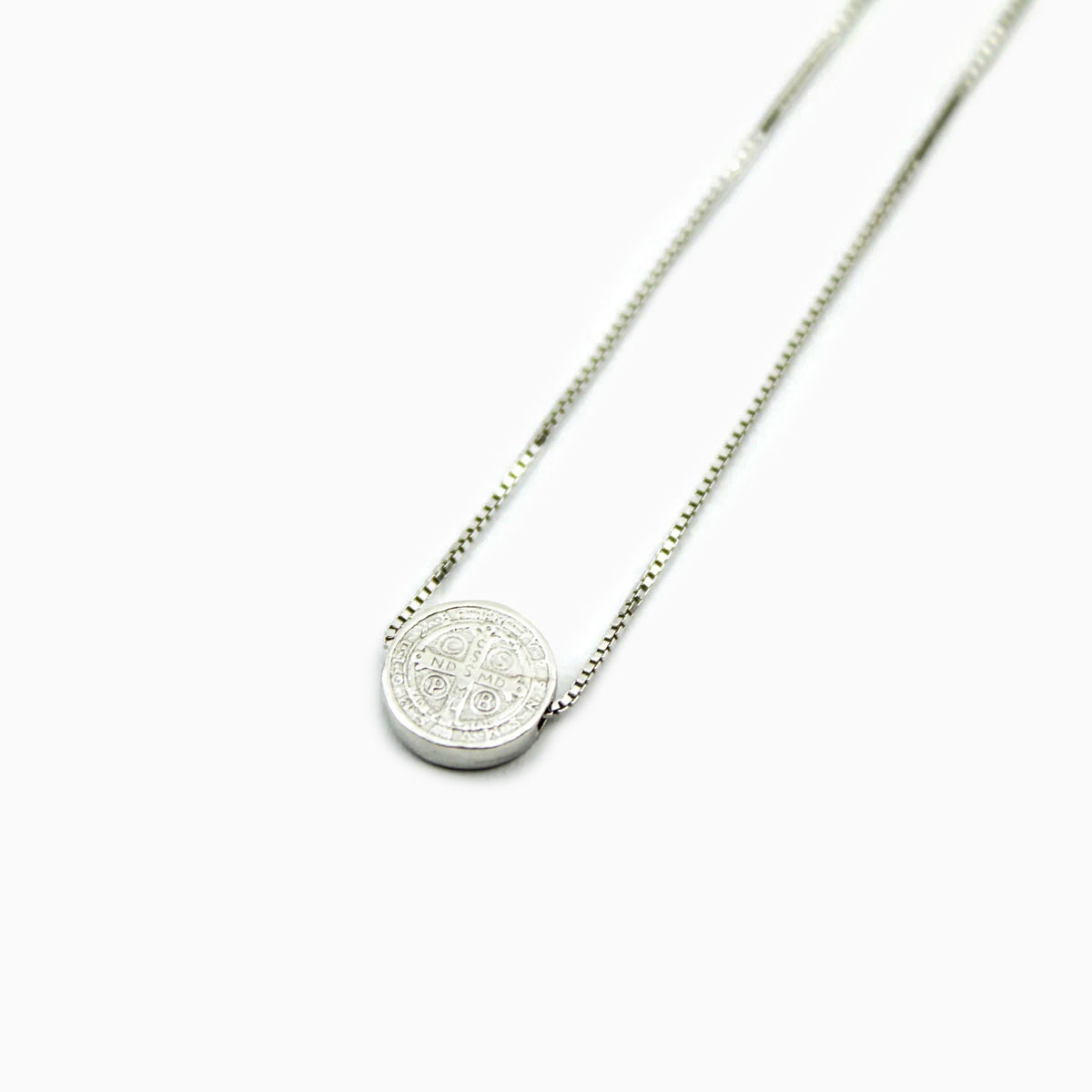 Benedictine Petite Necklace - Sterling Silver