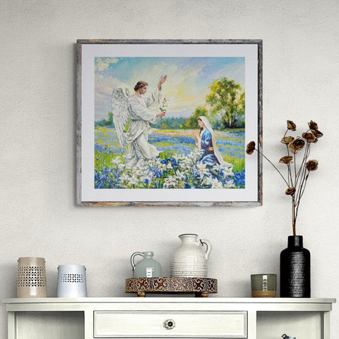 Joyful Mysteries of the Rosary Art Prints "The Annunciation"