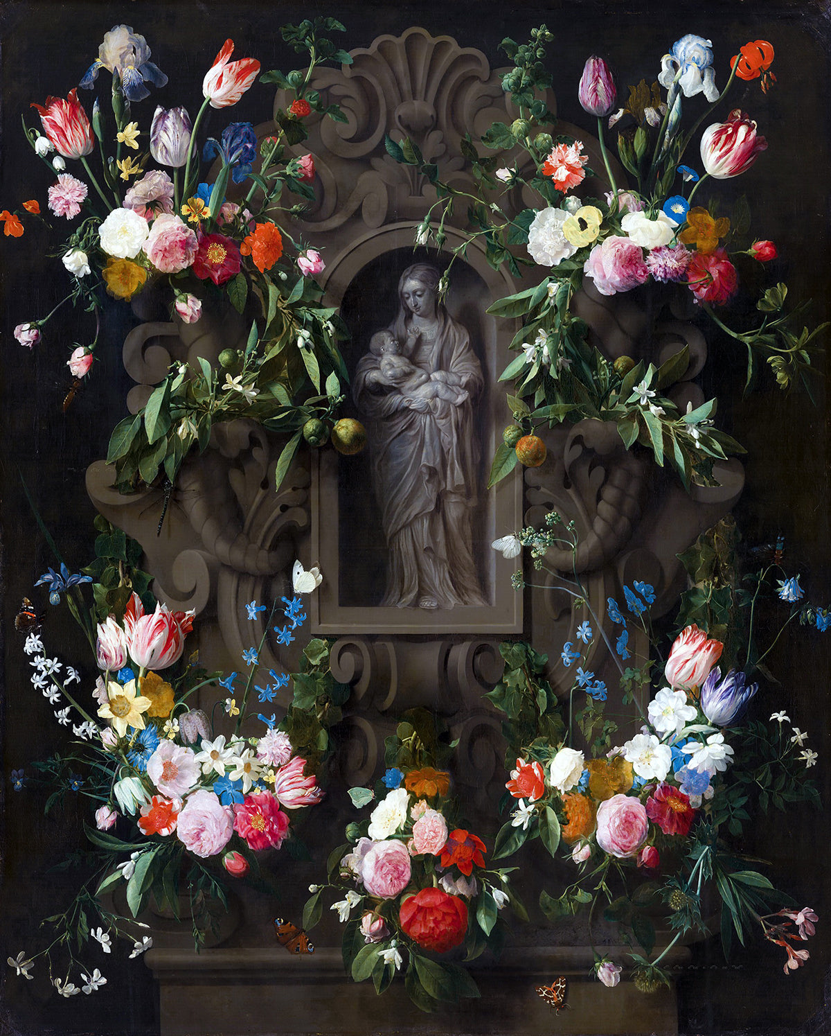 Garland of Marian Flowers Print 5X7