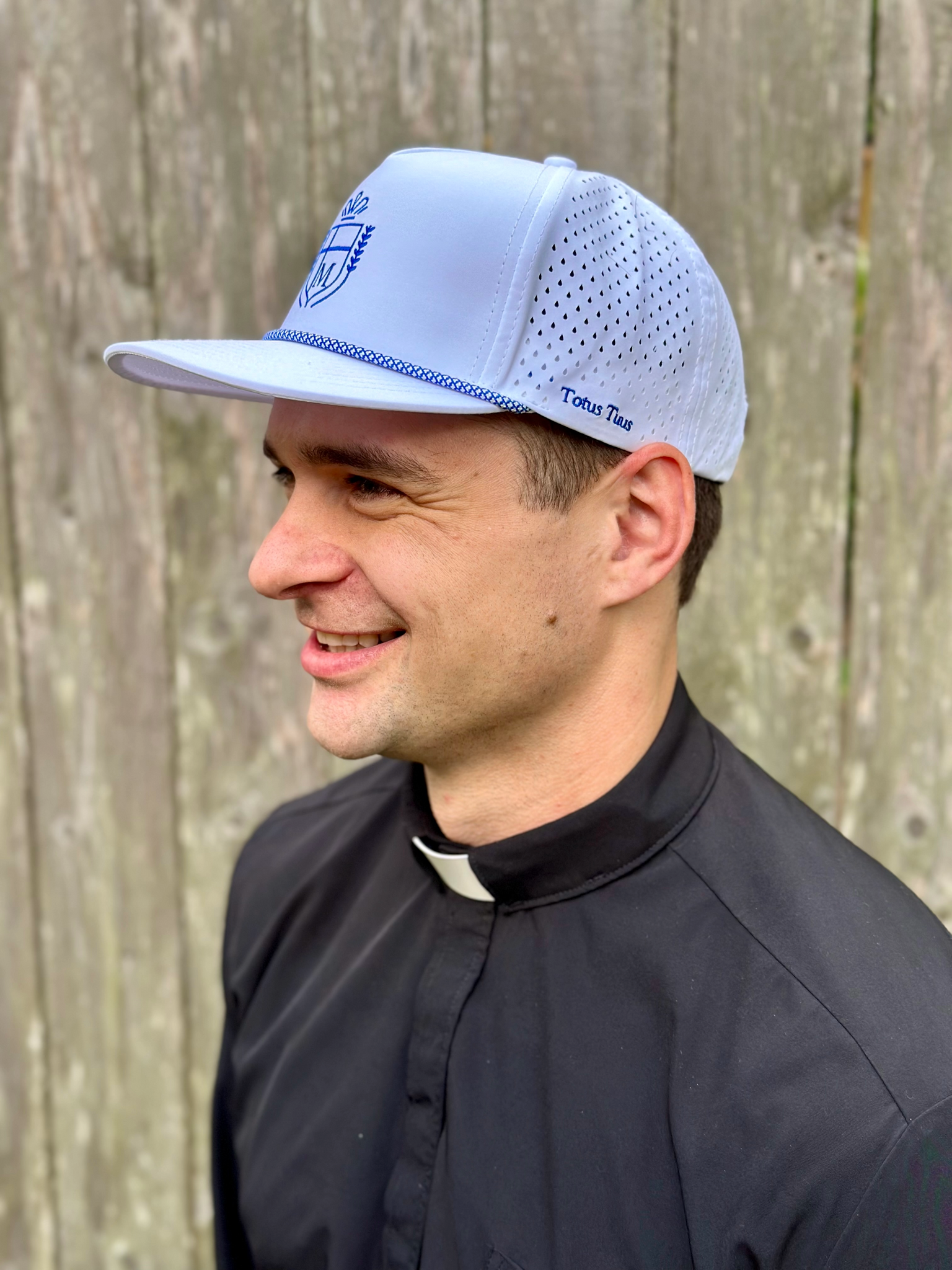 Totus Tuus Mary at the Foot of the Cross Snapback Hat