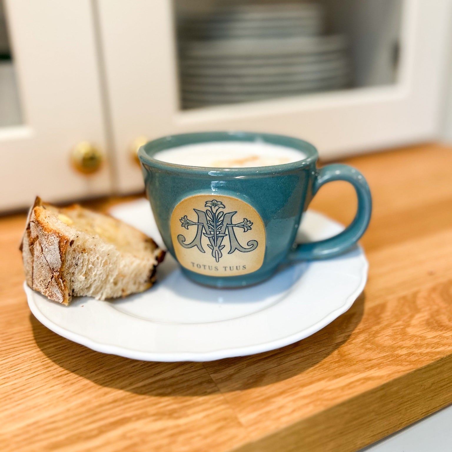 Totus Tuus French Latte Mug