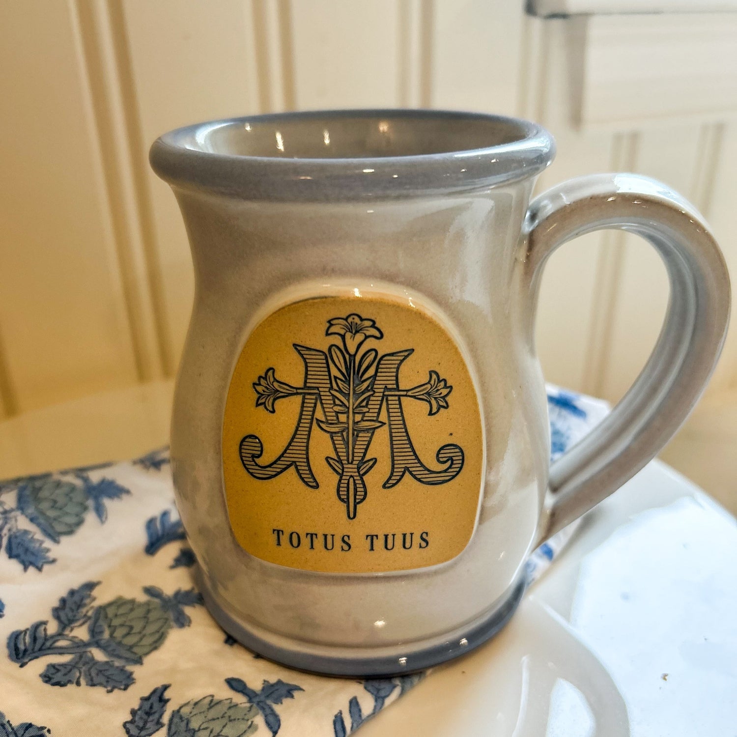 Totus Tuus Tall Belly Mug