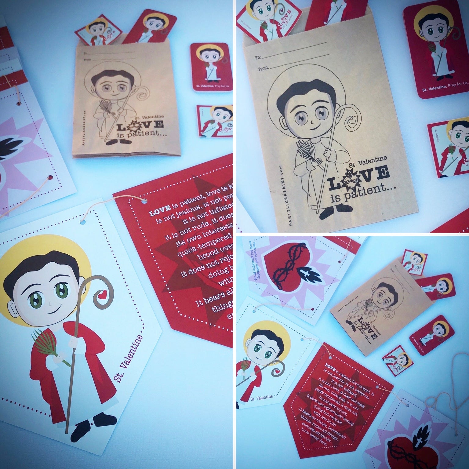 St. Valentine's banner