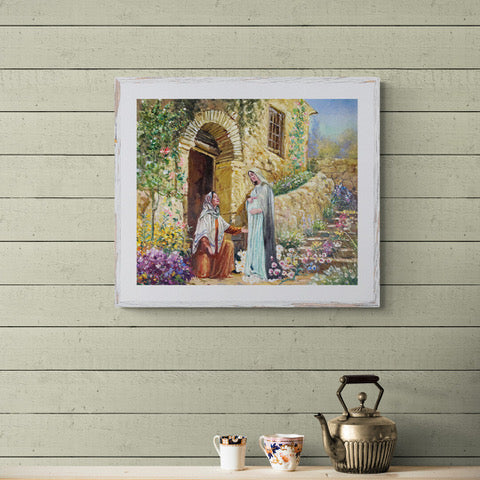 Joyful Mysteries of the Rosary Art Prints "The Visitation"