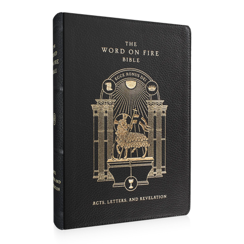 The Word on Fire Bible (Volume II): Acts, Letters and Revelation - Leather