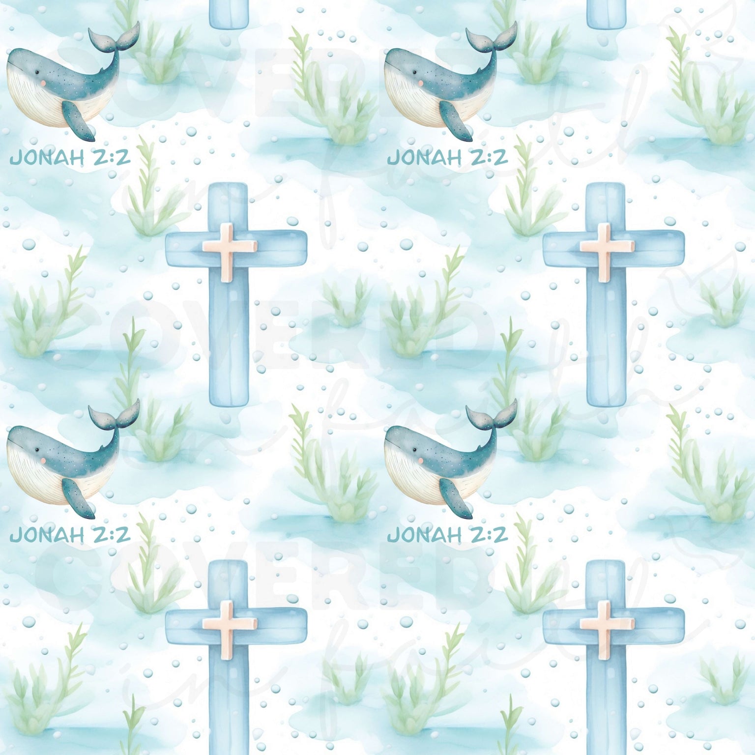Inspired Jonah 2:2 Fleece Blanket