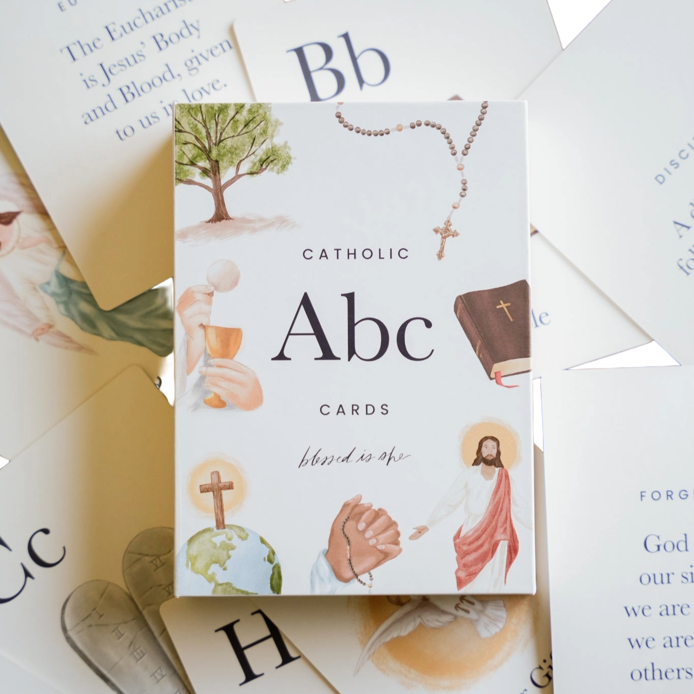 Catholic ABC Cards for Kids